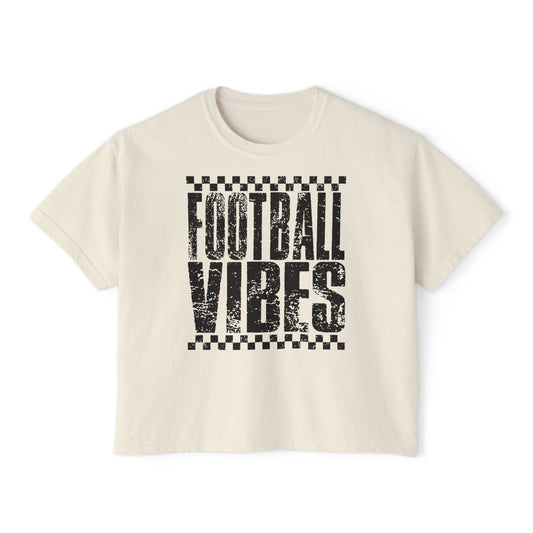 Women's Boxy Tee | Football Vibes