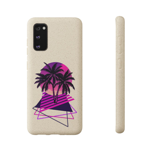 Biodegradable Phone Case | Neon Palms
