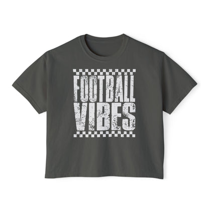 Women's Boxy Tee | Football Vibes